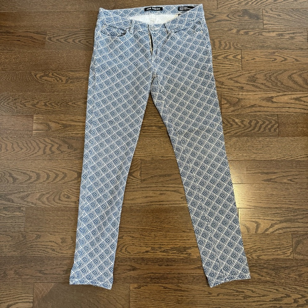 Joe Fresh Blue Patterned Jeans